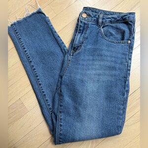 Noisy may Blue Ankle Cropped Jeans